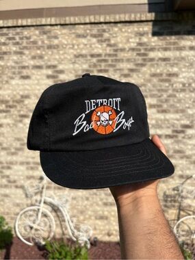 Detroit Pistons Bad Boys Vintage 80s 90s Union Made in USA Trucker Snapback Hat
